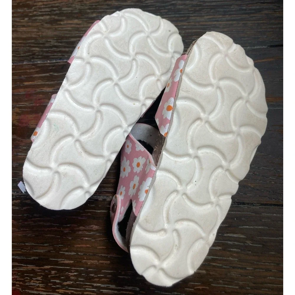 Gem's Milano Vera Pelle Made In Italy Daisy Toddler Buckle Sandals Size 25